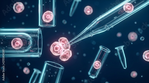 Cancer immunity medicine concept showing immune cell interaction and cell therapy research.