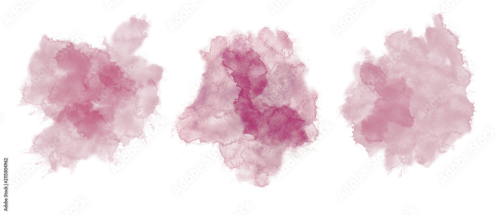 Fototapeta premium Abstract watercolor without background