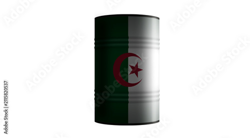 Canvastavla Algeria oil crude petroleum fuel barrels transparent