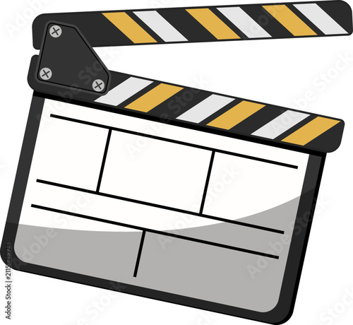 Film Clapperboard Illustration