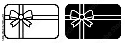 gift card voucher vector icon