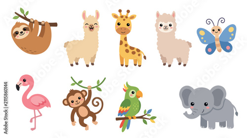 Photography Cute cartoon animal collection