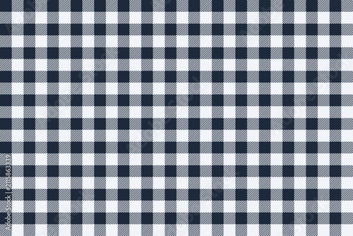 Cozy tartan blanket seamless background. Vector illustration of two color geometric checkered pattern