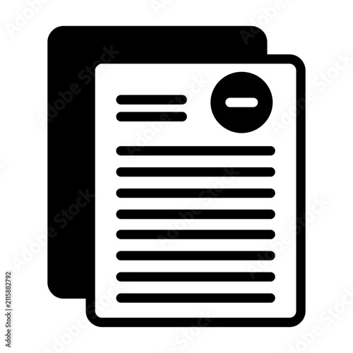Картината върху платно Remove Icon