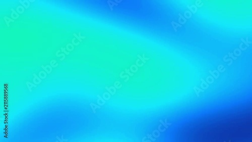 Smooth abstract blue and cyan liquid gradient animation