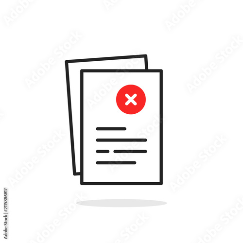 illegal contract conclusion or error in audit icon