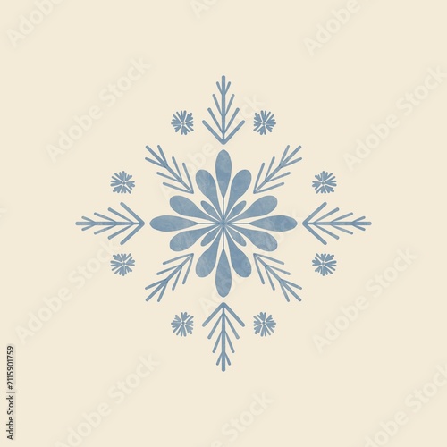 Seamless watercolour and unique snow flakes pattern background for covers, notes, Soft backgrounds colour. Watercolour art work. snow flakes pattern background for winter vibes.