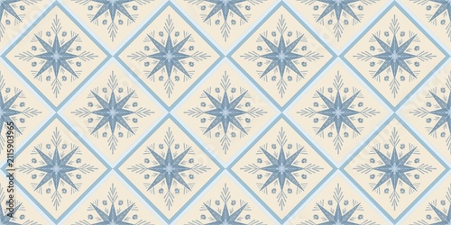 Seamless watercolour and unique snow flakes pattern background for covers, notes, Soft backgrounds colour. Watercolour art work. snow flakes pattern background for winter vibes.