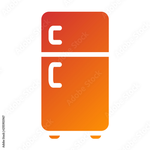 Freezer line icon style