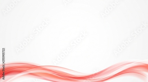 Minimalist Red Wave Abstract Background for Indonesian Independence Day Celebration