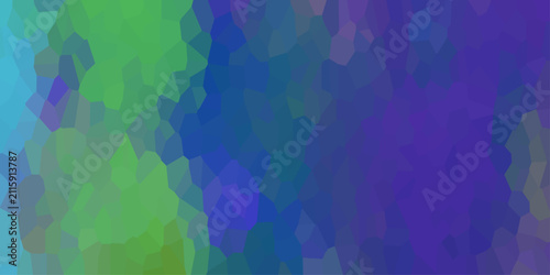 Foto Abstract geometric mosaic pattern with a vibrant gradient shifting from bright t