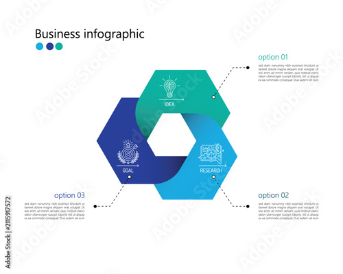Flat business presentation vector slide template with diagram chart, venn diagram, business sucess formula	