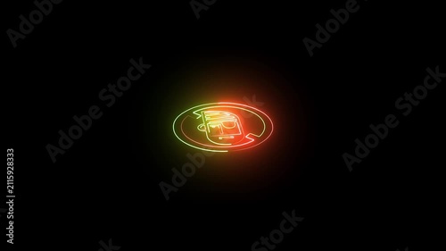 Abstract glowing orbs in motion against black background with subtle light flares for technology or science concepts