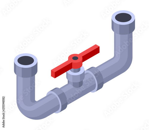 Fotografía Isometric pipe