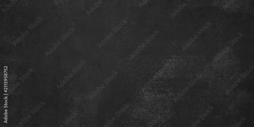 Fototapeta premium Dark blackboard and chalkboard studio rough grunge wall texture background. natural urban black limestone Wall Stucco Texture rustic smooth plaster design.