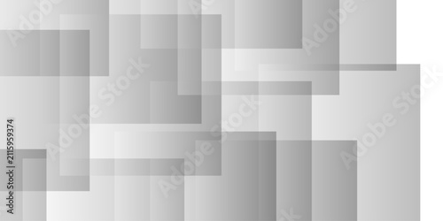 Grey white abstract background paper shine and layer element. Modern style abstract background. square shape with futuristic concept background.