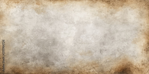Konstfotografi Vintage Old Paper Texture Background with Aged Grunge Parchment Surface Antique
