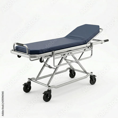 Medical stretcher for patient transport in clinical environment  