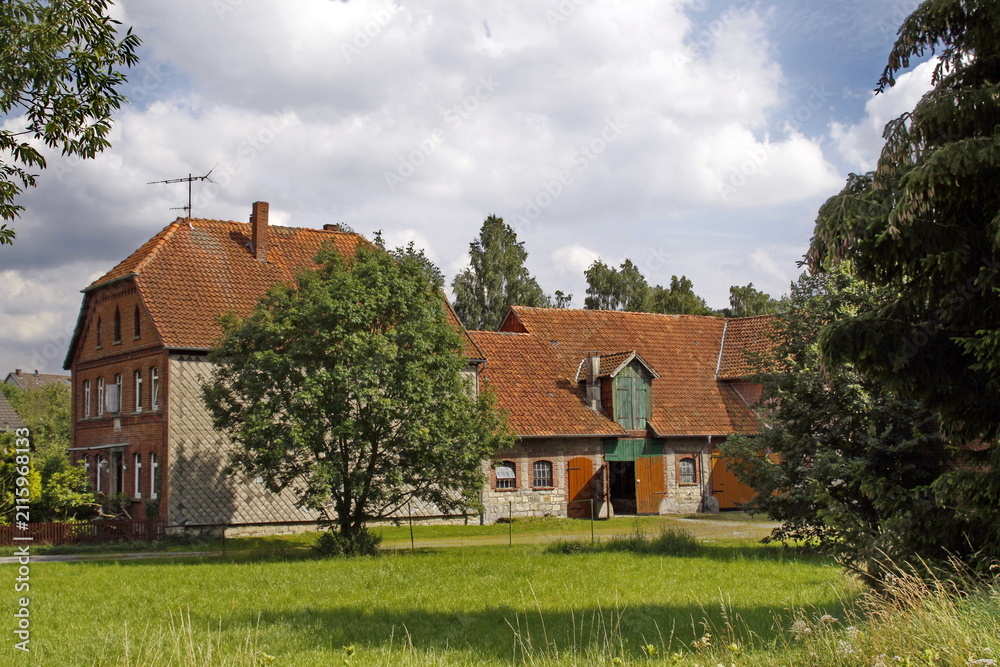 Fototapeta premium Bauernhof in Reher