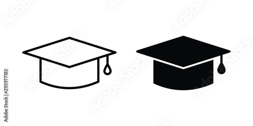 Bild auf Leinwand Education icon editable pictograms collection