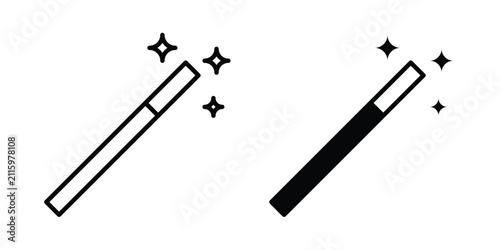 Obraz na płótnie Magic icon editable pictograms collection