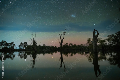 Colours of the South Australian night sky.