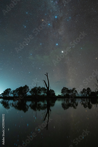 Colours of the South Australian night sky.