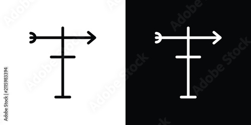 Foto Veleta icon outline logo group