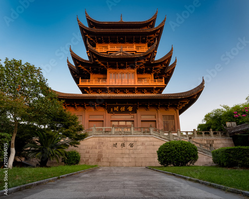 Canvastavla Ancient chinese architecture and cultural heritage, traditional pagoda building