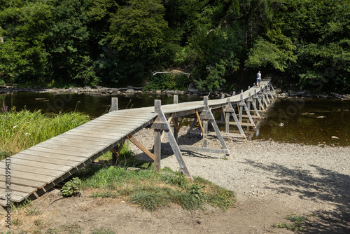 Photography Passerelle de Kelhan, (Kelhan's Wooden Bridge) at Bohan, Belgium