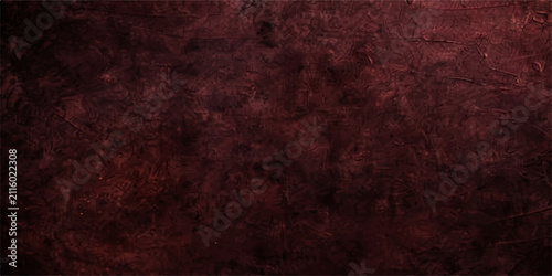 Cuadro en lienzo Dark Grunge Texture Background with Vintage Aged Paper Wall Surface Pattern, Rou