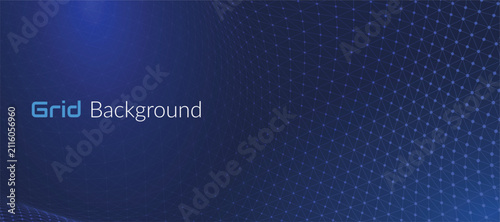 Data AI Layer, Flow Pattern Layer, Blue AI Grid. Clean Technology Background with Innovative Digital Structure, Abstract Graphic Surface and Contemporary Design Style.