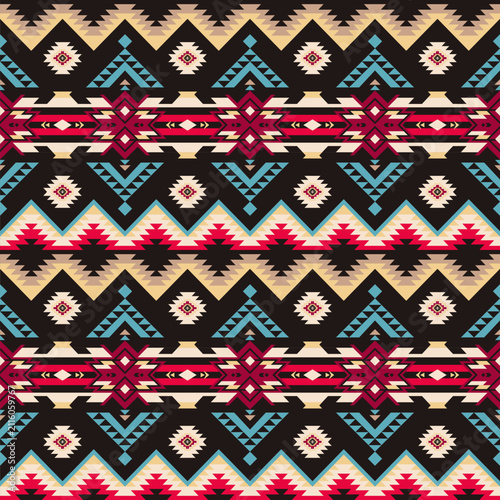 Foto Native American Southwest seamless pattern