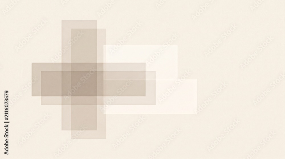 Fototapeta premium Abstract geometric background with modern red layered shapes