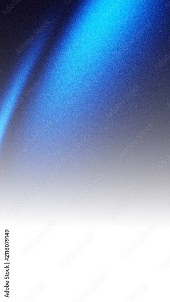 Obraz premium Blue white grainy gradient transparent light streak abstract noise texture banner header backdrop poster design