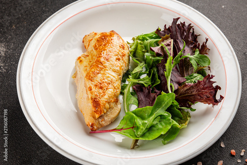 Canvastavla Grilled chicken breast meat poultry main course food preparation tasty snack fre