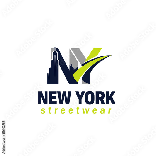 City Skyline and NY Logo