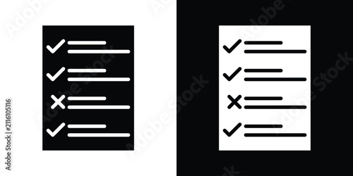 Bild auf Leinwand Guidelines icon