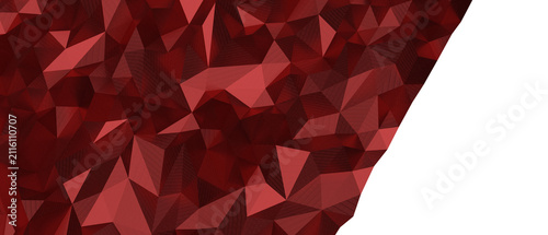 Abstract crimson geometric ...