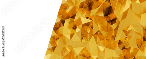 Luxurious gold abstract geo...