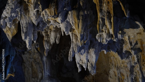 Foto blue and yellow cave