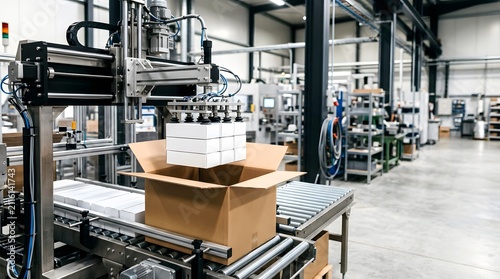 automated case packing machine loading products into corrugated cartons for scalable manufacturing and distribution operations