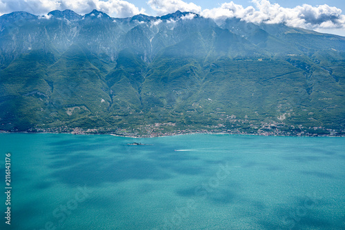 Lago di Garda, zona di Malcesine, monte Baldo