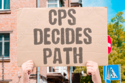 Cuadro en lienzo "CPS Decides Path" The prosecution service guides serious cases