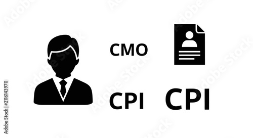 Abstract black shape with smooth curved edges on a white background, minimalist design, modern graphic element