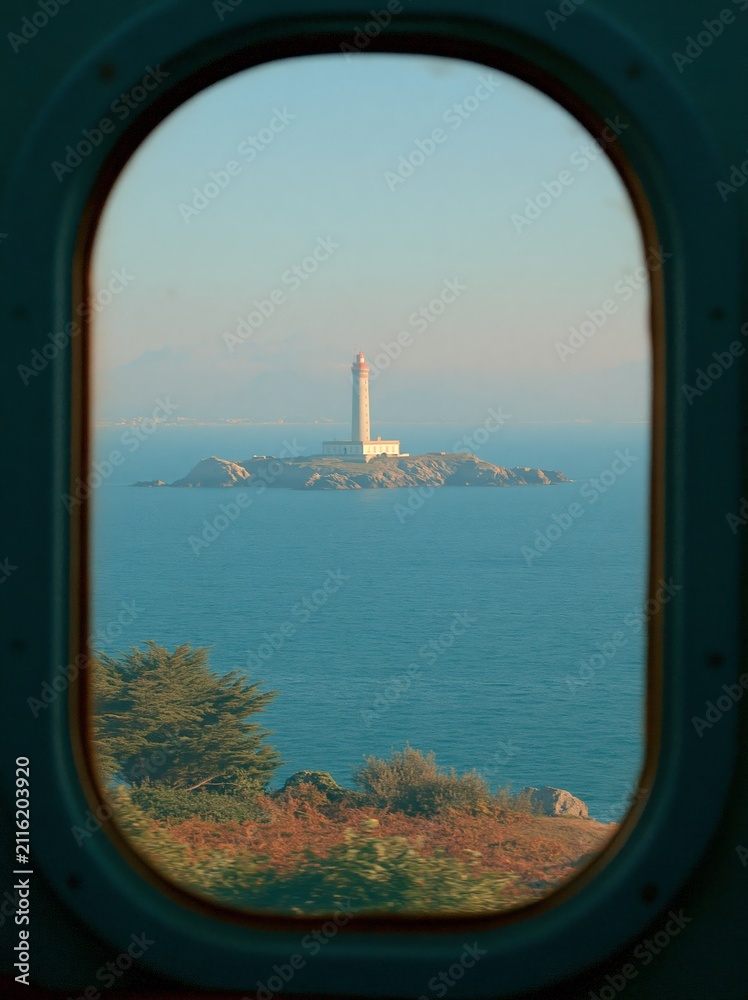 Fototapeta premium View from the window, seascape