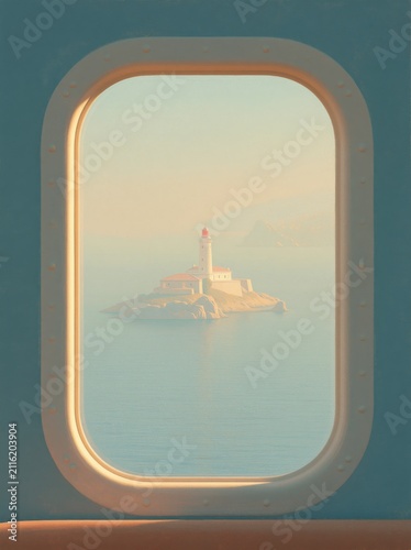 View from the window, seascape