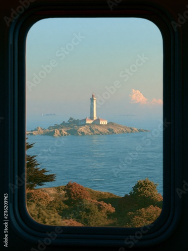 View from the window, seascape