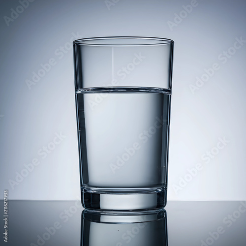 Clear glass of fresh drinki...