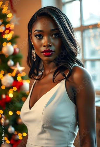 Elegant african american wo...
